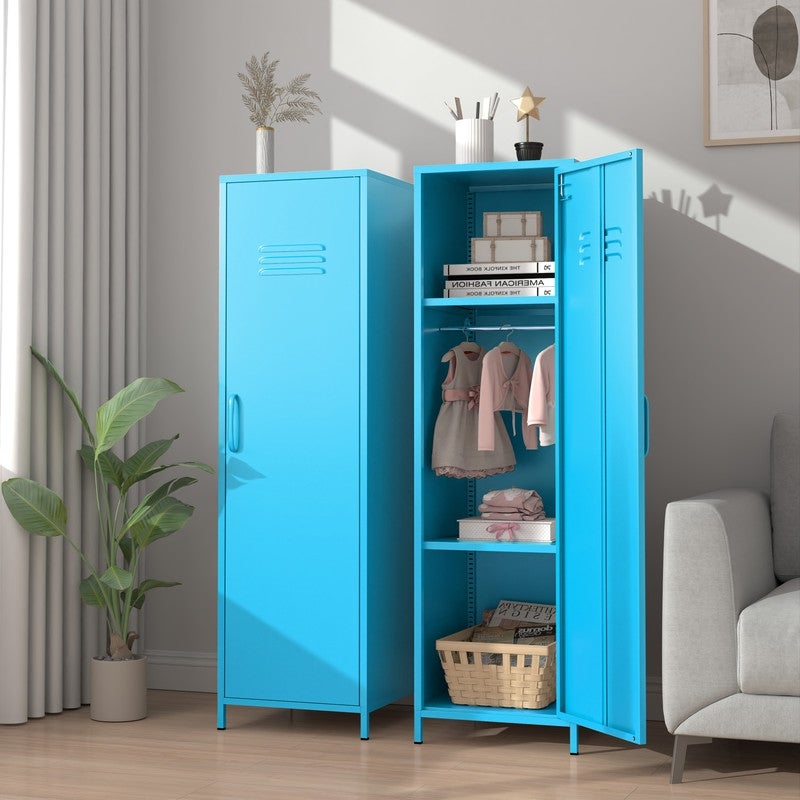 GEITIN Storage File Cabinet with Doors and Adjustable Shelves