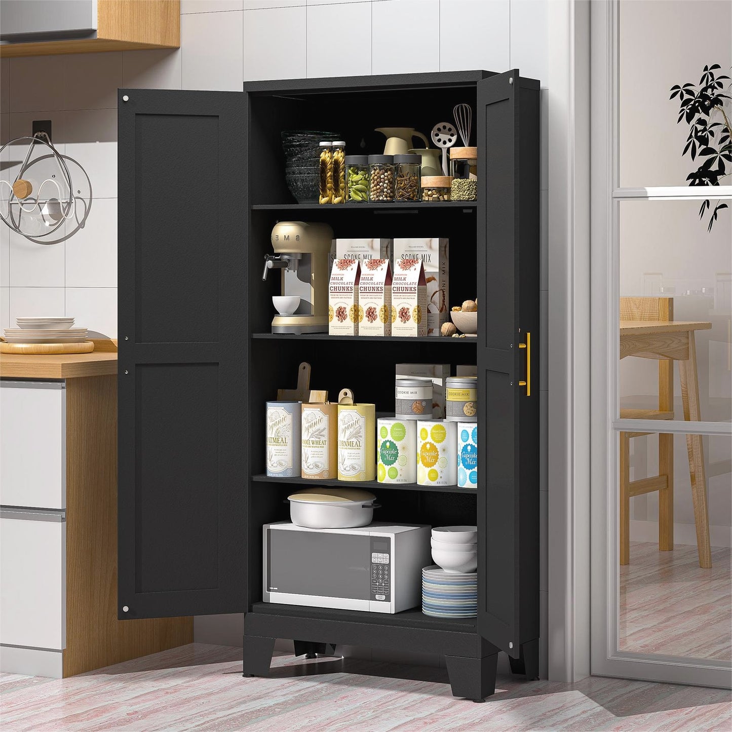 GEITIN Storage Cabinet with Adjustable Leveling Foot