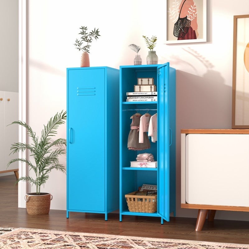 GEITIN Storage File Cabinet with Doors and Adjustable Shelves